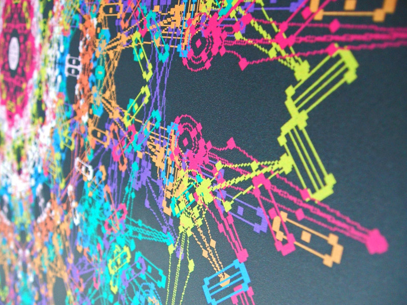 Analog digital infographic detail