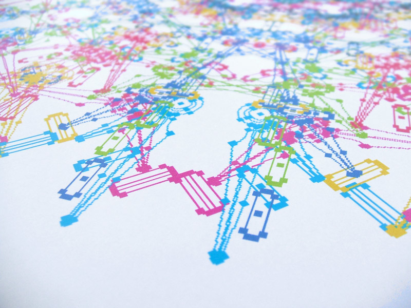 Analog digital infographic detail