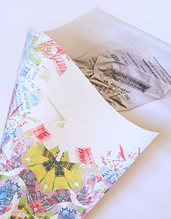 Shopping receipts double-sided A1 poster