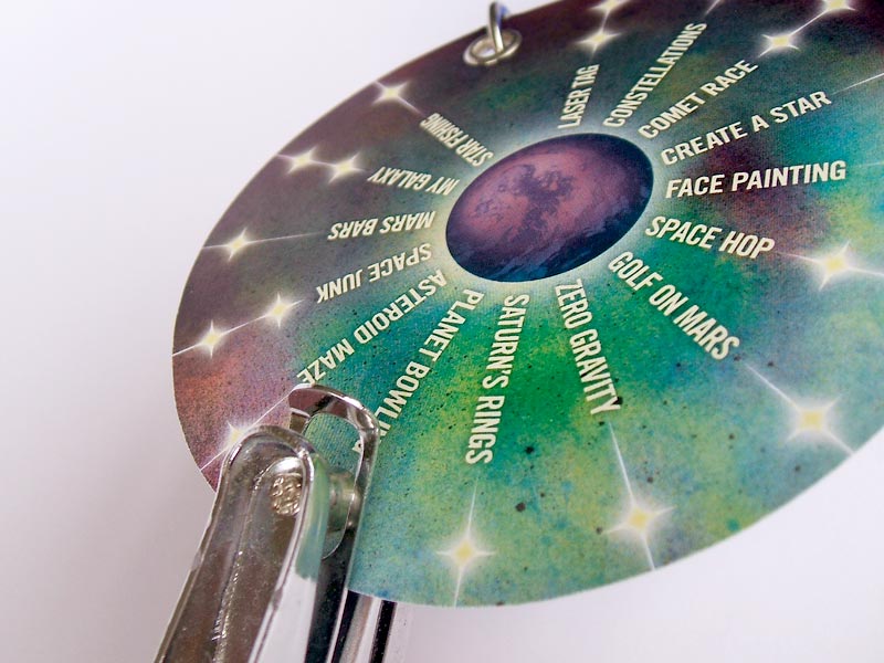 Out of this World lanyard detail
